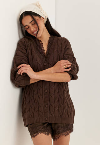 Cable Knit Cardigan