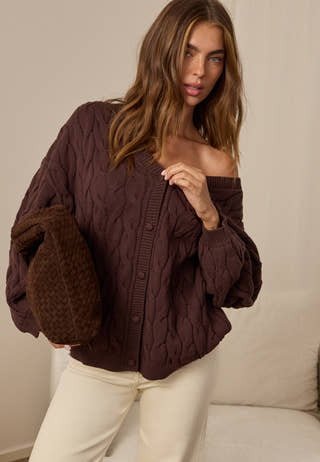 Cable Knit Cardigan
