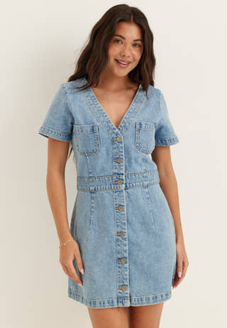 Denim Mini Dress