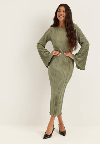 Pleated Frill Dress