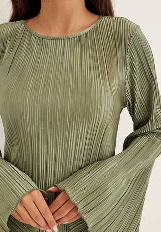 Pleated Frill Dress