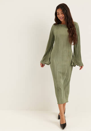 Pleated Frill Dress