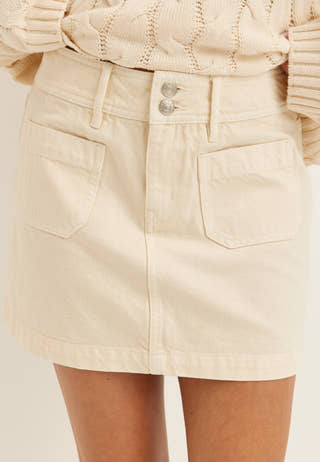 Denim Mini Skirt