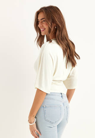 Wide Sleeve Fitted Tee