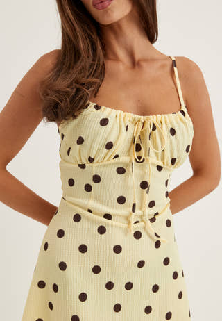 Strap Mini Dress