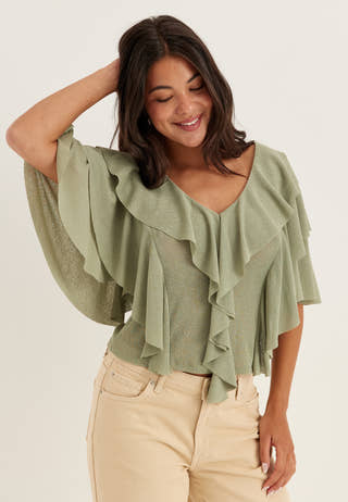 Flounce Top