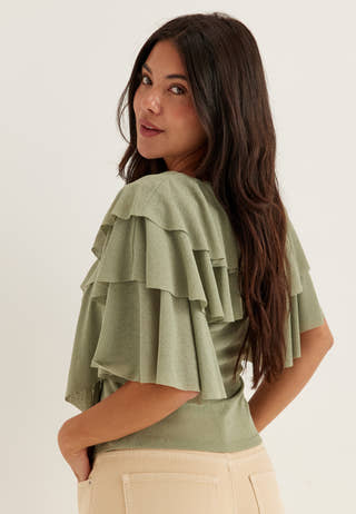 Flounce Top