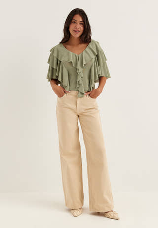Flounce Top