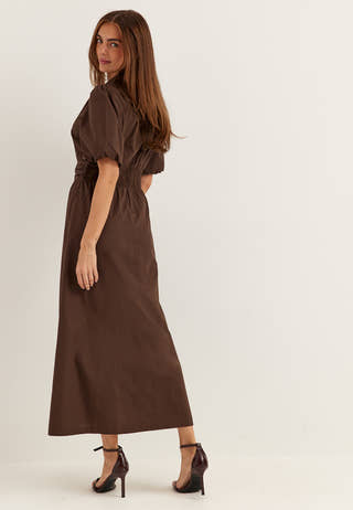Waist Detail Cotton Dress