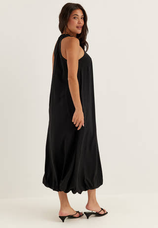 Halter Neck Balloon Dress