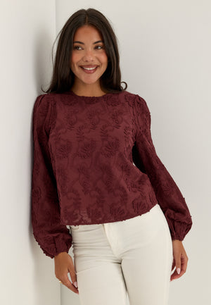 Objmya Re L/S TOP NOOS Red