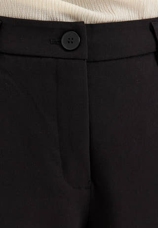 High Waist City Shorts Black