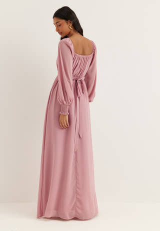 Multi Way Chiffon Maxi Dress Purple
