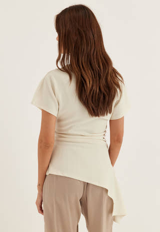 Assymetric Drapy Top