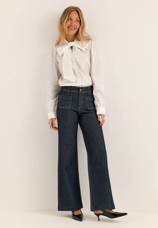Tie Detail Blouse White
