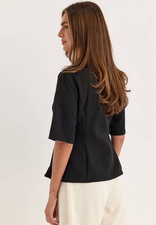 Suit Button Blouse
