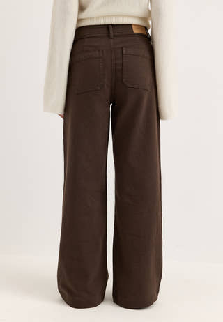 Frankie Front Pocket Jeans Brown