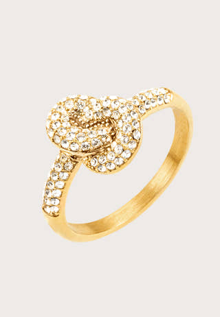 Knot Crystal Ring