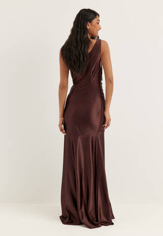 Waterfall Mermaid Soft Stretch Gown Purple