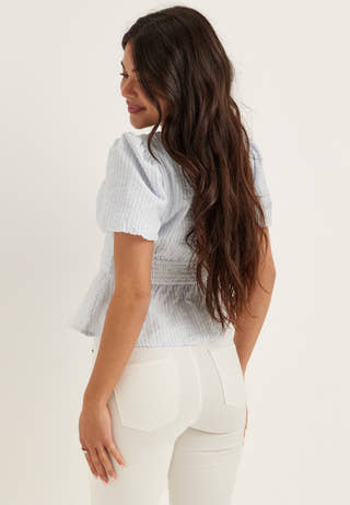 Seersucker Blouse