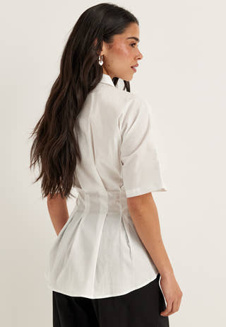 Short Sleeve Waist Shirt