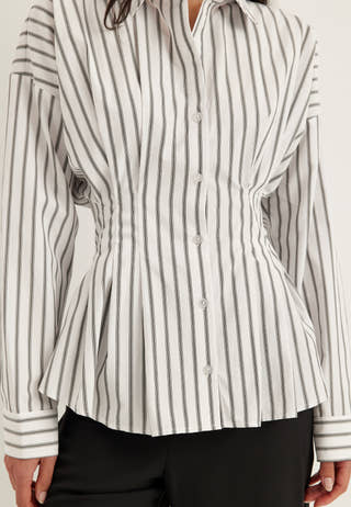 Long Sleeve Waist Shirt