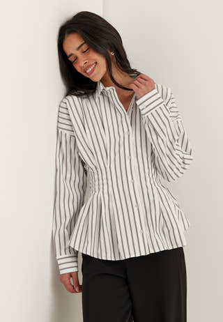 Long Sleeve Waist Shirt