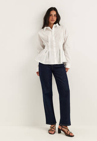 Long Sleeve Waist Shirt