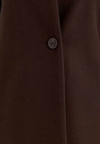 Belted Long Coat Brown