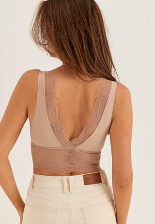 Dream Lace Bralette Brown