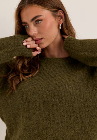 Knitted Sweater Green