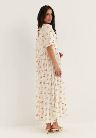 Pcevie Ss Ankle Dress Wvn Noos