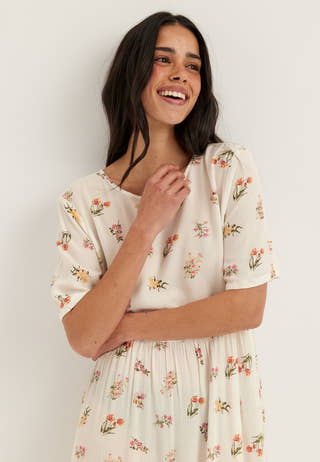 Pcevie Ss Ankle Dress Wvn Noos