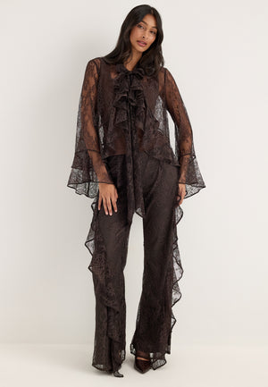 Allyson Blouse Brown