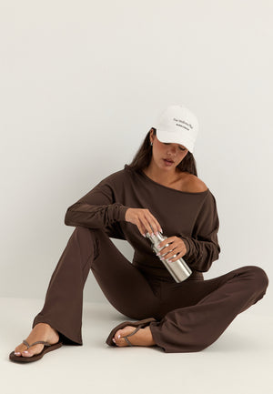 High Waist Tights Brown