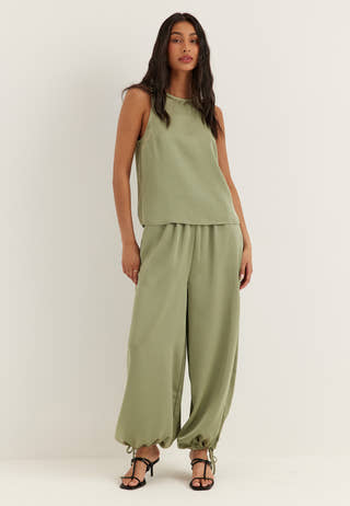 Objchilli Lo Tank Top Green