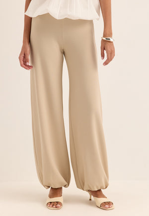 Soft Balloon Pants Beige