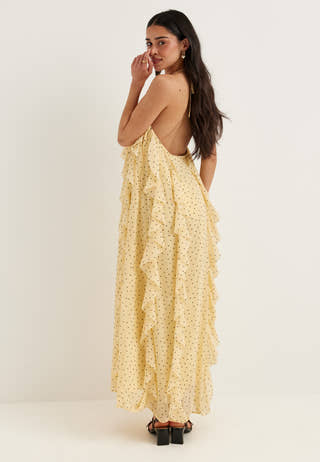 Yasfinillo Halterneck Long Dress