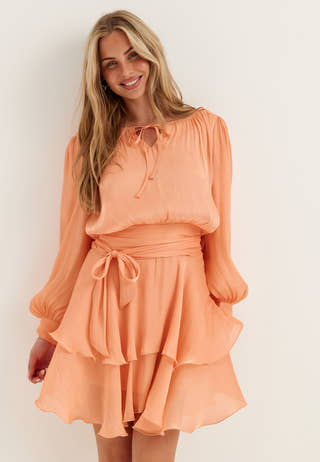 Vmelisa Ls Detail Short Dress