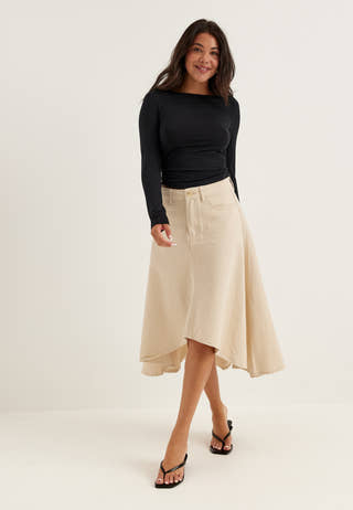 Objpixie Mw Midi Skirt