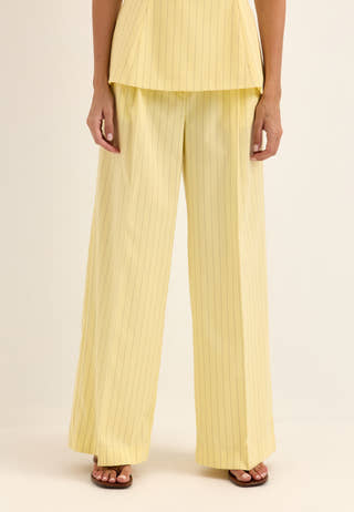 Objkasja Hw Lo Wide Pant Striped