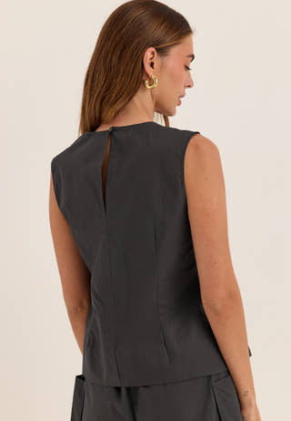 Objkaela S/L LO TOP Black