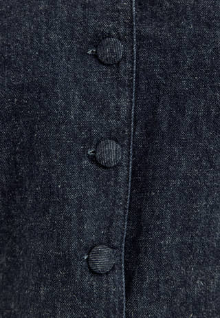 Slfrelaxed Hanny 3/4 DENIM JACKET Blue