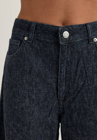 Slfloose Barrel Hanny Mw Jeans Blue