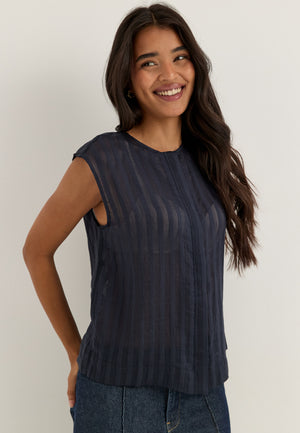 Slftoran Regular Sl Striped Shirt Striped