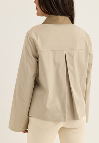 Vmchelseapoppy Short Jacket Noos Beige