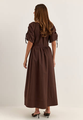 Yasmelvo 2/4 LONG DRESS Brown
