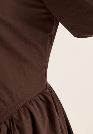 Yasmelvo 2/4 LONG DRESS Brown