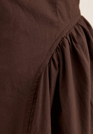 Yasmelvo 2/4 LONG DRESS Brown