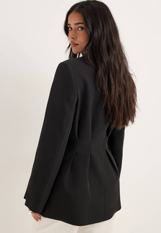 Shaped Blazer Black